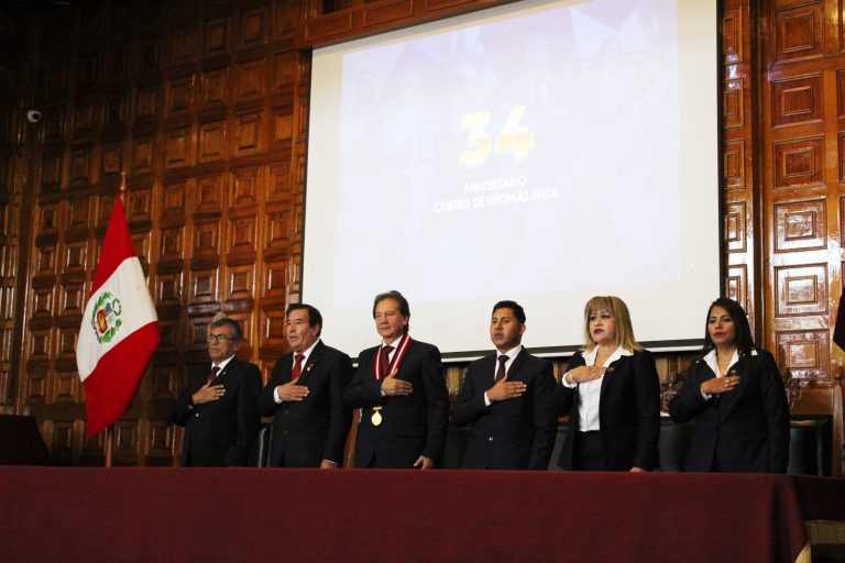 Centro de Idiomas de la UNSA conmemora su 34º Aniversario Institucional